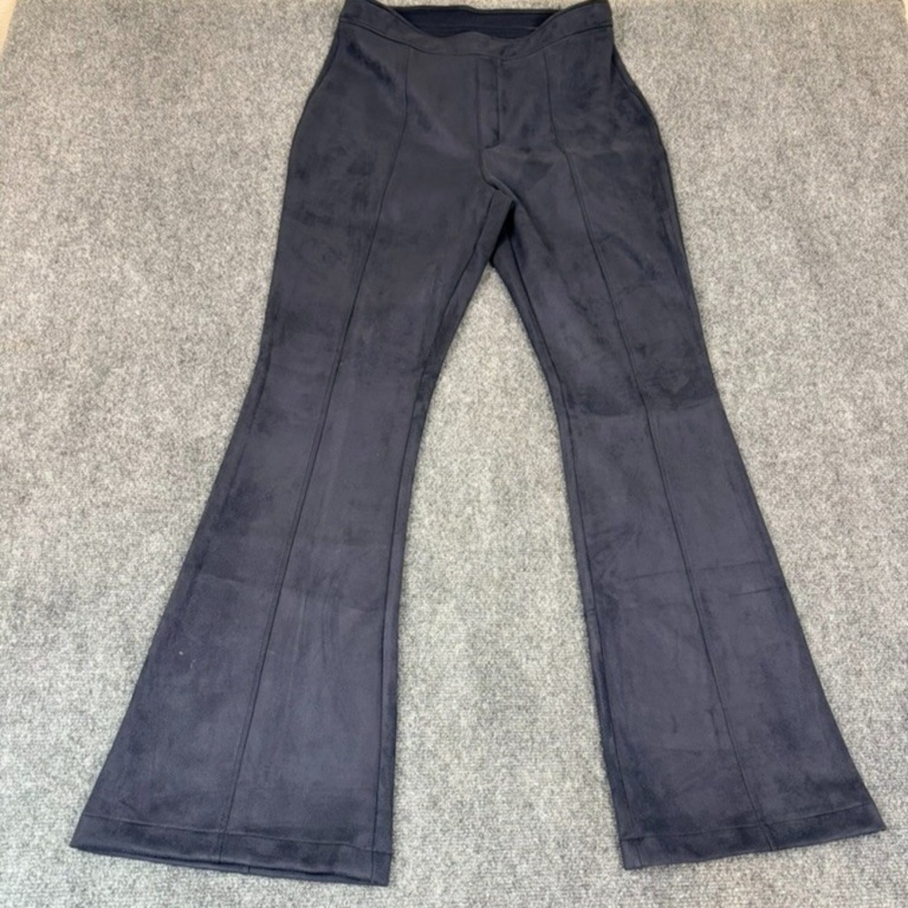 Spanx Flare Pants Women's  Classic Black Pull On Stretch Black Size XL‎
